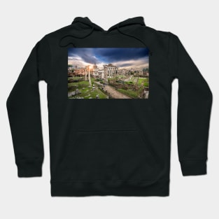 Roman Forum in Rome, Italy, also known as Foro di Cesare Hoodie